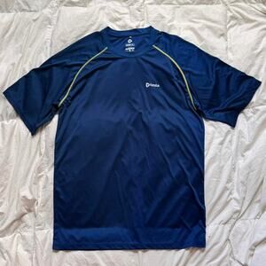 Blue tesla hyper dri performance shirt sz XXL crewneck shortsleeve casual sporty